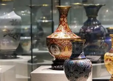 河北大厂举办景泰蓝精品展