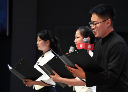 “诗颂党恩，为建设中华民族现代文明探索新经验！” 苏皖百名干群参与宁博主题诗歌朗诵活动